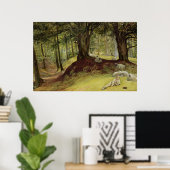 Poster Parkhurst Woods, Abinger, Surrey (Bureau à domicile)