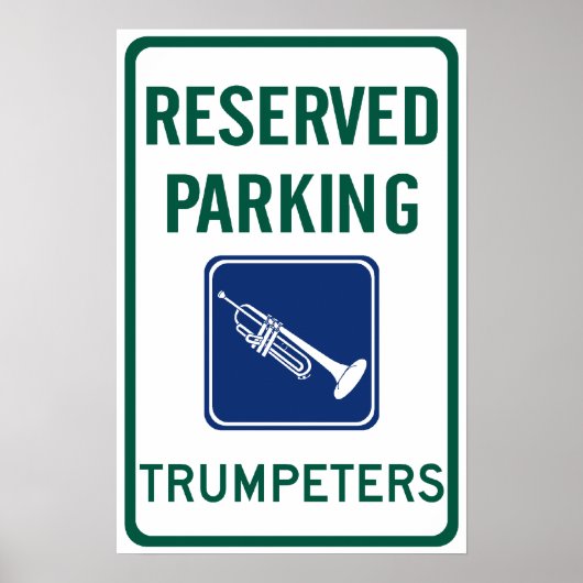 Poster Parking des trompettes (Devant)