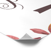 Poster Parking Flèche droite Signal Rustique Mariage d'au (Coin)