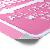 Poster Parking Princess uniquement (Coin)