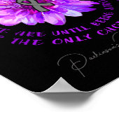 Poster Parkinsons Disease Awareness Flower We Dont Know  (Coin)
