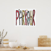 Poster Parkour (Cuisine)