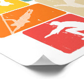 Poster Parkour Freerunner Traceur Retro Freerunning (Coin)