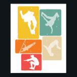 Poster Parkour Freerunner Traceur Retro Freerunning<br><div class="desc">Parkour Freerunner Traceur Retro Freerunning</div>