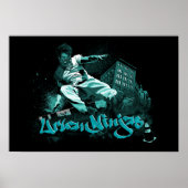 Poster Parkour - Ninjas urbain Turquoise (Devant)