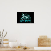 Poster Parkour - Ninjas urbain Turquoise (Cuisine)