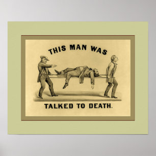 Poster Parlé à la mort