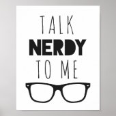 Poster Parle Nerdy à moi (Devant)