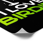Poster Parle Oiseau Pour Moi Drôle de Cadeau de Golf Pun (Coin)
