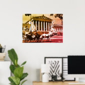Poster Parlement de Vienne Autriche vintage (Bureau à domicile)