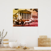 Poster Parlement de Vienne Autriche vintage (Cuisine)
