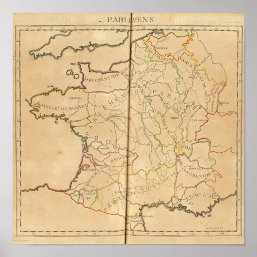 Poster Parlement en France (Devant)