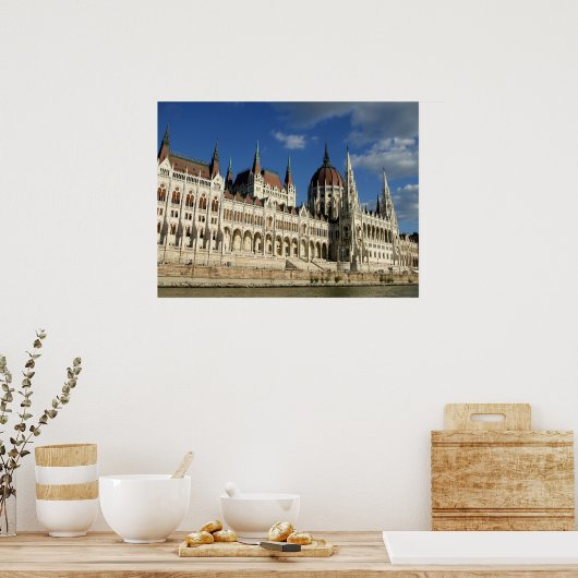 Poster Parlement hongrois (Cuisine)