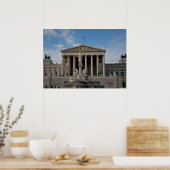 Poster Parlement, Wien Österreich (Cuisine)