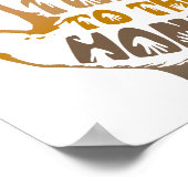 Poster Parler À La Main (Coin)