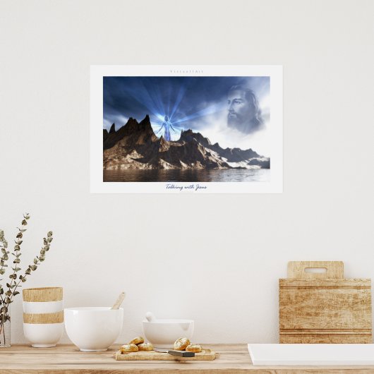 Poster Parler avec Jésus (Cuisine)