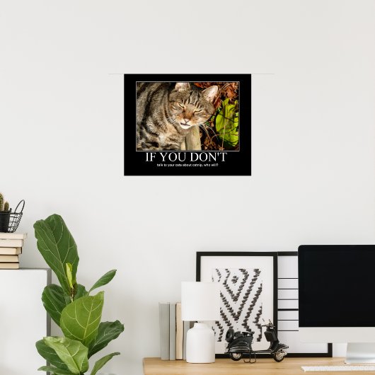 Poster Parler de Catnip Artwork (Bureau à domicile)