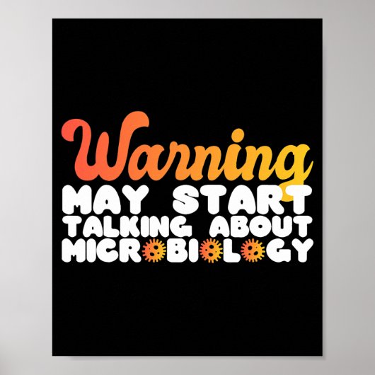 Poster Parler de microbiologie Microbiologiste 3 (Devant)