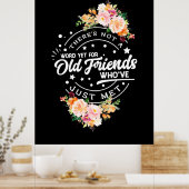 Poster Parler encore pour les amis anciens (Cuisine)
