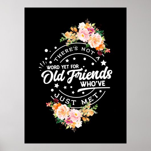 Poster Parler encore pour les amis anciens (Devant)
