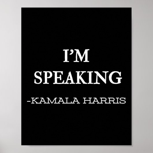 Poster Parler Kamala Harris 4 (Devant)
