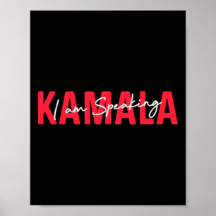 Poster Parler Kamala Harris Vice-présidente Débat Vote