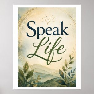 Poster Parler la vie
