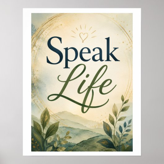 Poster Parler la vie (Devant)