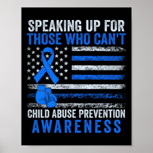 Poster Parler pour qui ne peut pas maltraiter les enfants