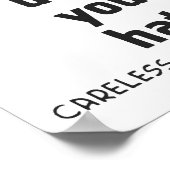 Poster Parler sans souci coûte des vies — 2ÈME GUERRE MON (Coin)