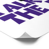 Poster Parlez à Tail Zebra (Coin)