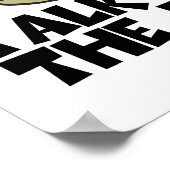 Poster Parlez au chien de queue (Coin)