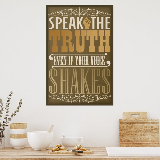 Poster Parlez de la vérité (Cuisine)