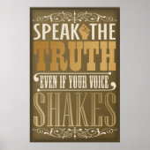 Poster Parlez de la vérité (Devant)