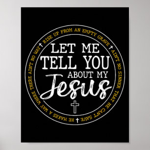 Poster Parlez-moi de mon Jésus Dieu Foi Religieuse