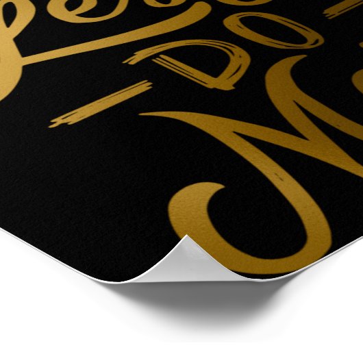 Poster Parlez moins Faites plus (Coin)