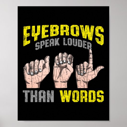 Poster Parlez Plus Haut Que Les Mots Sensibilisation Sour (Devant)