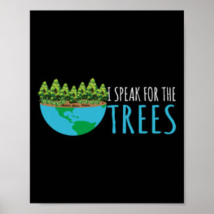 Poster Parlez Pour Les Militants Des Arbres Environnement