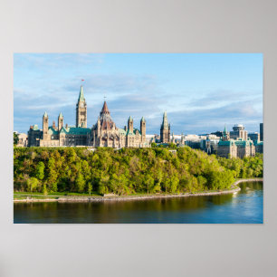 Poster Parliament Hill in Ottawa