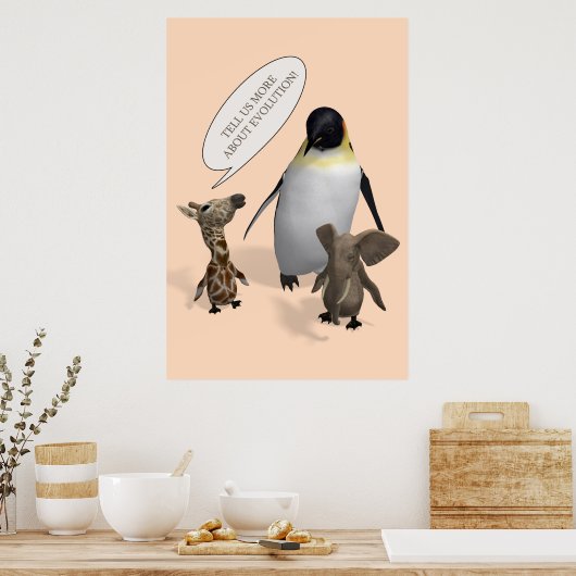 Poster Parlons de l'évolution (Cuisine)