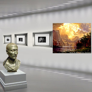 Poster "Parmi la Sierra Nevada" d'Albert Bierstadt