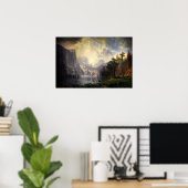Poster Parmi la Sierra Nevada par Albert Bierstadt (Bureau à domicile)