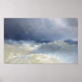 Poster Parmi les vagues, Aivazovsky (Devant)