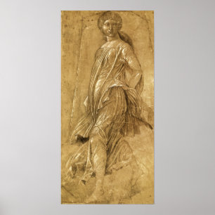 Poster Parnasse, Muse dansante par Andrea Mantegna