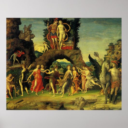 Poster Parnassus, Mars et Vénus par Andrea Mantegna (Devant)