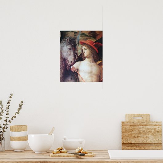 POSTER PARNASSUS / MERCURY WITH PEGASUS (Cuisine)