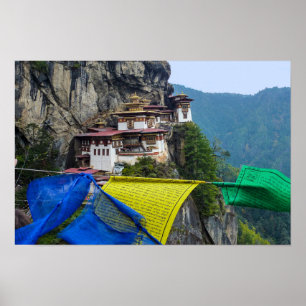 Poster Paro Taktsang : le monastère du nid de tigre - Bho