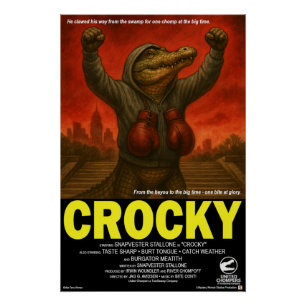 Poster Parodie de film classique Crocky