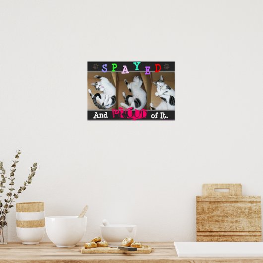 Poster Parodié et fier de lui (Cuisine)