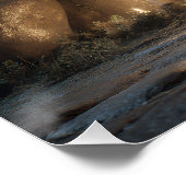 Poster Paroi de la caverne de rune lumineuse (Coin)